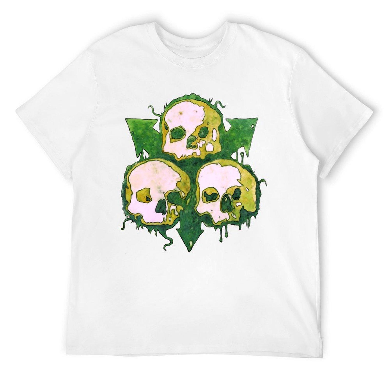 Death guard chaos skulls T-Shirt oversizeds vintage sweat shirts, men S