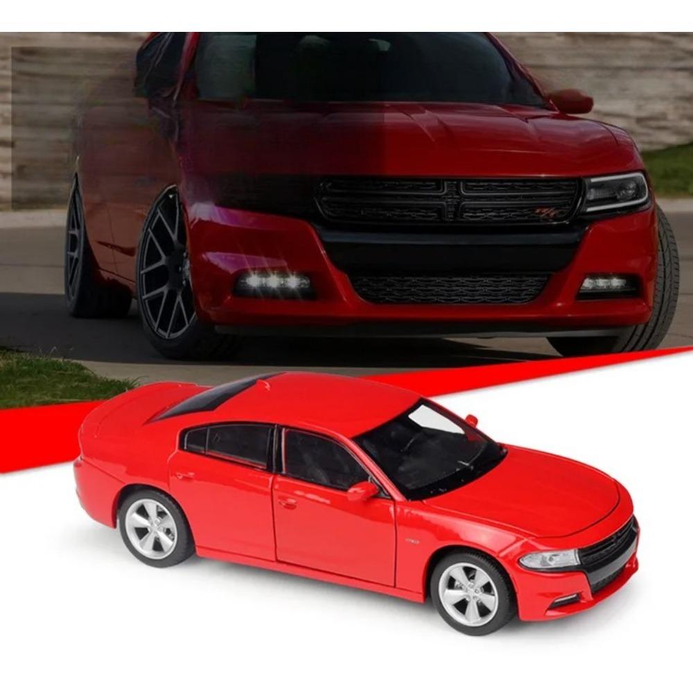 Welly 1/24 2016 Dodge Charger R/T  Alloy Car Model Diecast Toy Simulation Vehicles Metal Car Toys Collectible for Childrens Gift