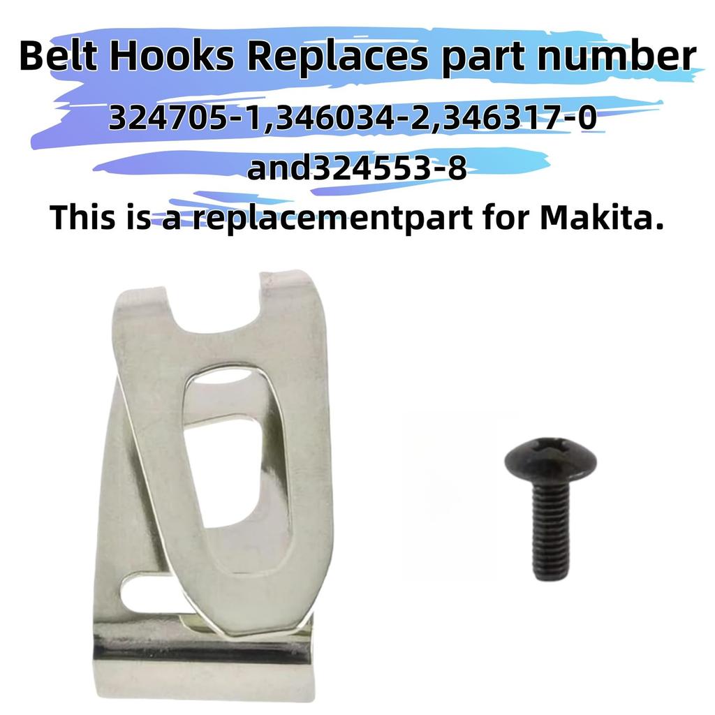 Belt Clip Hook for Makita 18V Cordless Drills Impact Driver Bit Holder Hooks Clip Electric Dril Power Tools Accessories