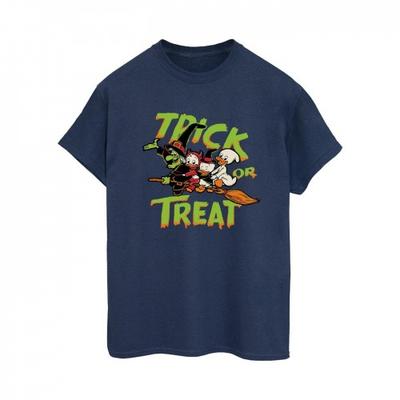 DuckTales Womens/Ladies Trick Or Treat Cotton Boyfriend T-Shirt