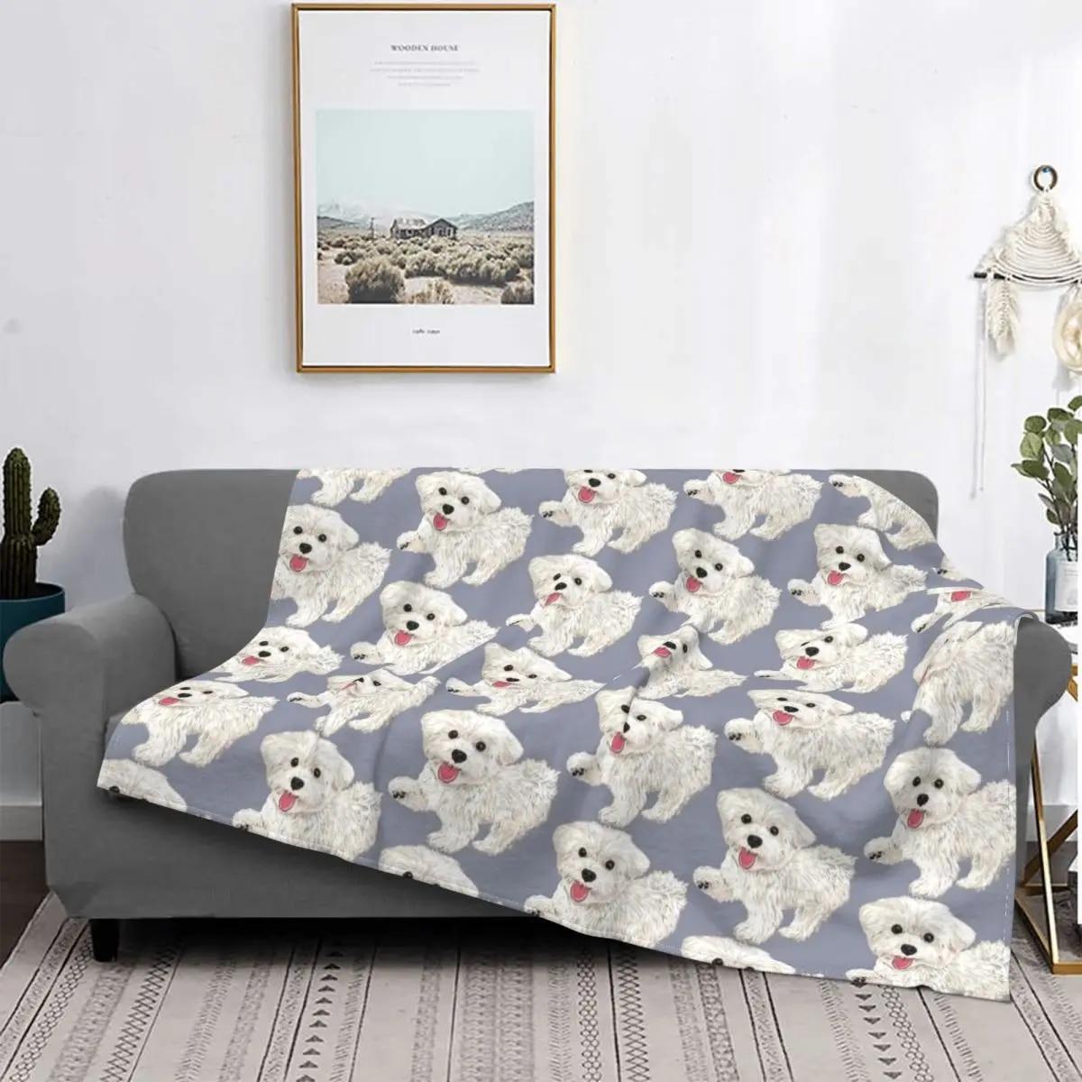 

Вязаные одеяла Maru The Maltese, флисовые одеяла с мультяшными собаками и животными, милые супер теплые пледы для постельного белья, ковер для дивана и кровати