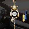 Car Aromatherapy Hanging Ornament for Odor Removal - Rearview Mirror Pendant with Empty Bottle.