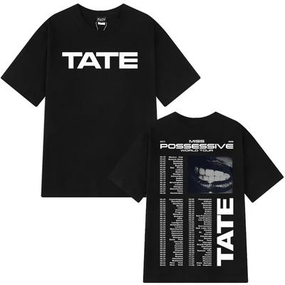 Tate McRae Miss Possessive Tour 2025 Tate McRae Graphic T Shirts Men Women Fashion Short-sleeved Cotton Hip-hop Casual T-shirts