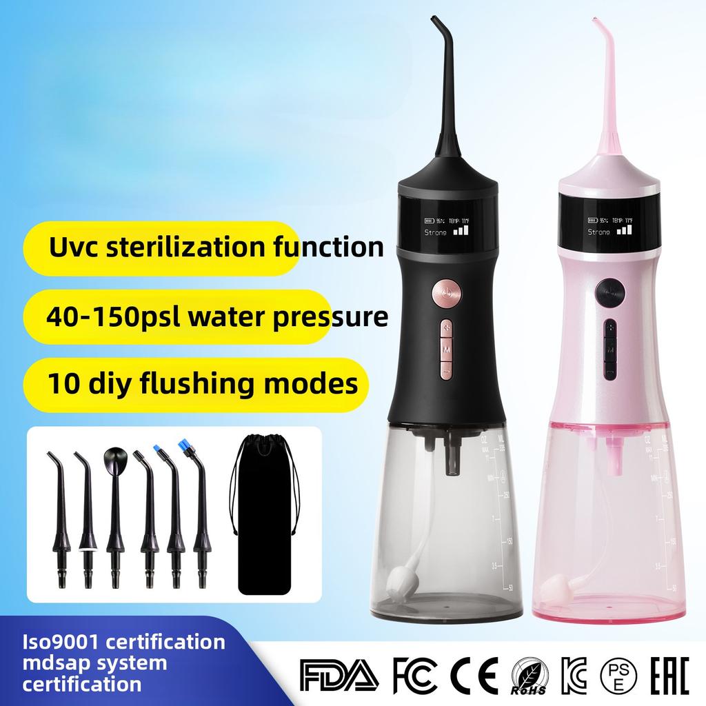 Handheld Scrubber Portable Tooth Flusher Electric Portable Tooth Flusher Water Floss Oral Rinser