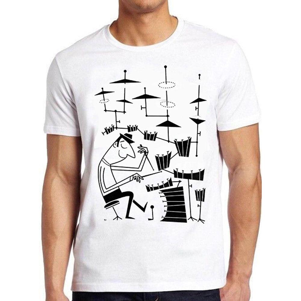 Играй этот бит Барабанщик Барабаны Классический Джаз Рок Крутой Подарок Футболка Женская Мужская Винтажная Уличная Одежда Простые Графические Футболки S