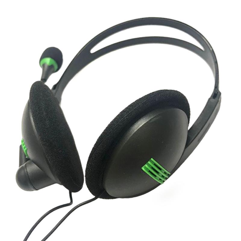 3.5Mm Wired Headphones Universal Headset With Microphone Noise Cancelling Earphone For Laptop Computer