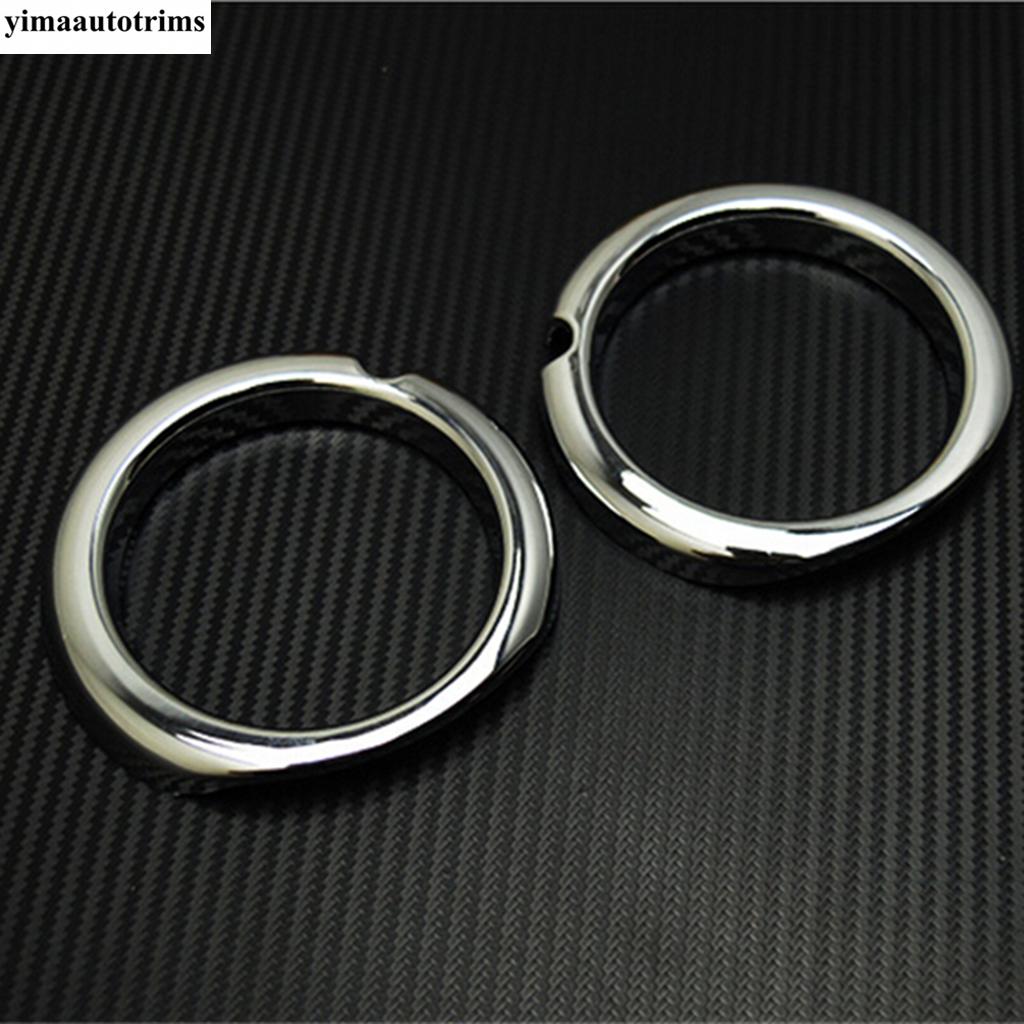 

Front Rear Fog Light Lamp Frame Decoration Cover Trim For Mitsubishi Outlander 2015 - ABS Chrome Accessories Exterior Kit Shiny Style-A