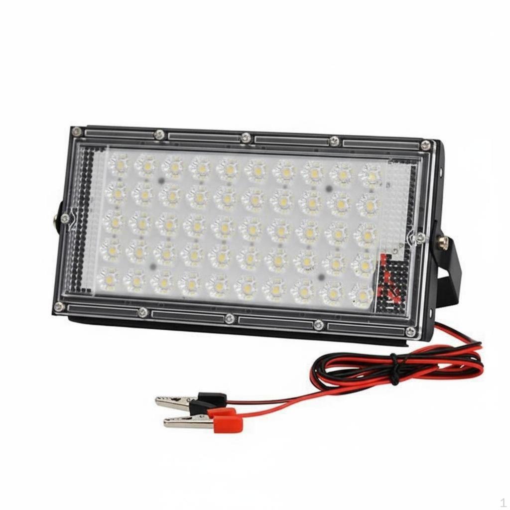 LED Flood Light Waterproof DC Low Electric Potential Lamp Water Resistant 12V Portable Work