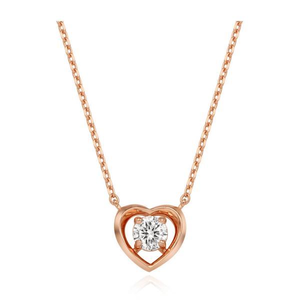 Ost Petit Heart 925 Silver Necklace Otn225104D
