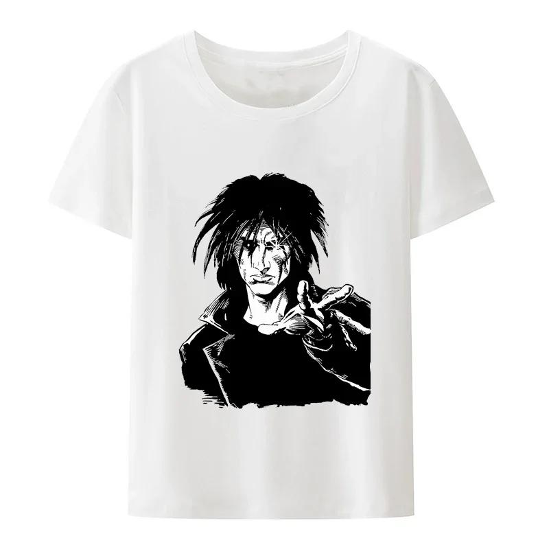 Short-sleev Black White Print Tee Creative Fashion BCrewneck Casual Tops Classic Dream of Endless The Sandman Modal T-Shirt