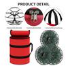 Christmas Lamp Storage Bag Round Oxford Cloth Christmas Lights Storage Holder Containers For Wrappers Extension Cords Wreaths