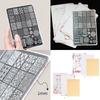 Stainless Steel Nail Art Stamping Plate for Professional and DIY Use Rust Resistant and Practical Nail Art Stamper Plate