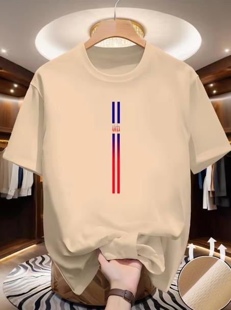 Bestseller Beliebt Mode Sommer Trend Lässig Kurzärmlig Bedruckt Schulterfrei Unisex Reines Baumwolle Kurzarm T-Shirt
