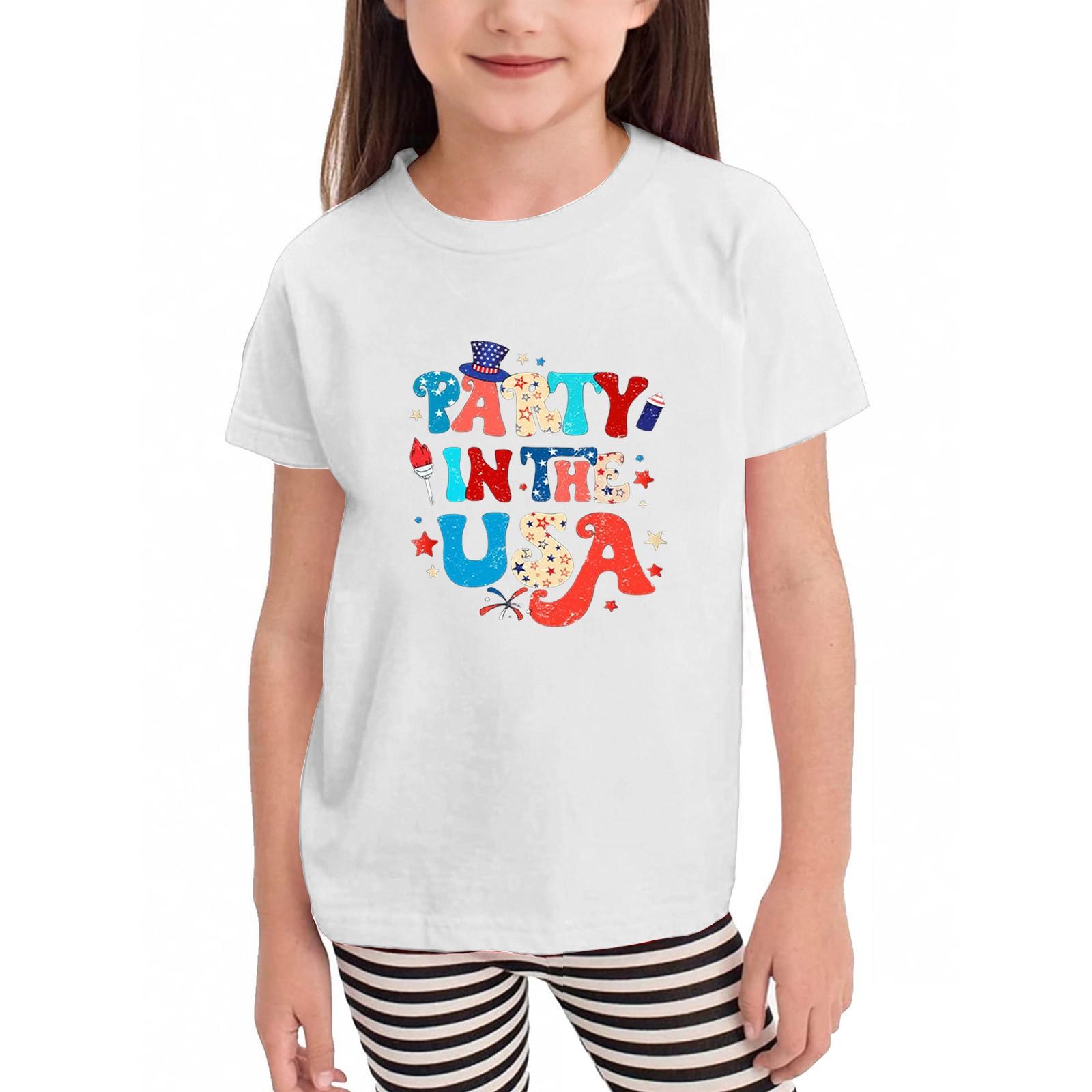 

Футболки для малышей, девочек и мальчиков, детские футболки с короткими рукавами и принтом для мальчиков и девочек 160 белый