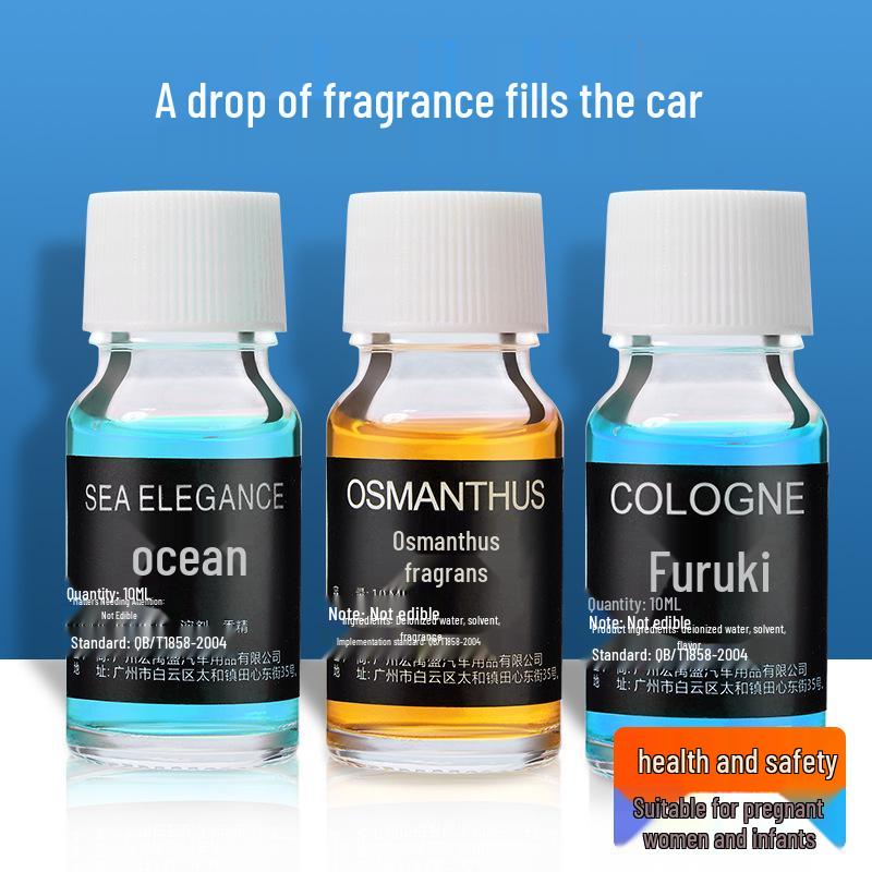 10ML Car Aromatherapy Refill: Creative Essential Oil Deodorant Ornament