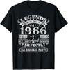 55 Jahre alte Geschenke Legenden wurden 1966 geboren 55. Geburtstag T-Shirt Unisex T-Shirt
