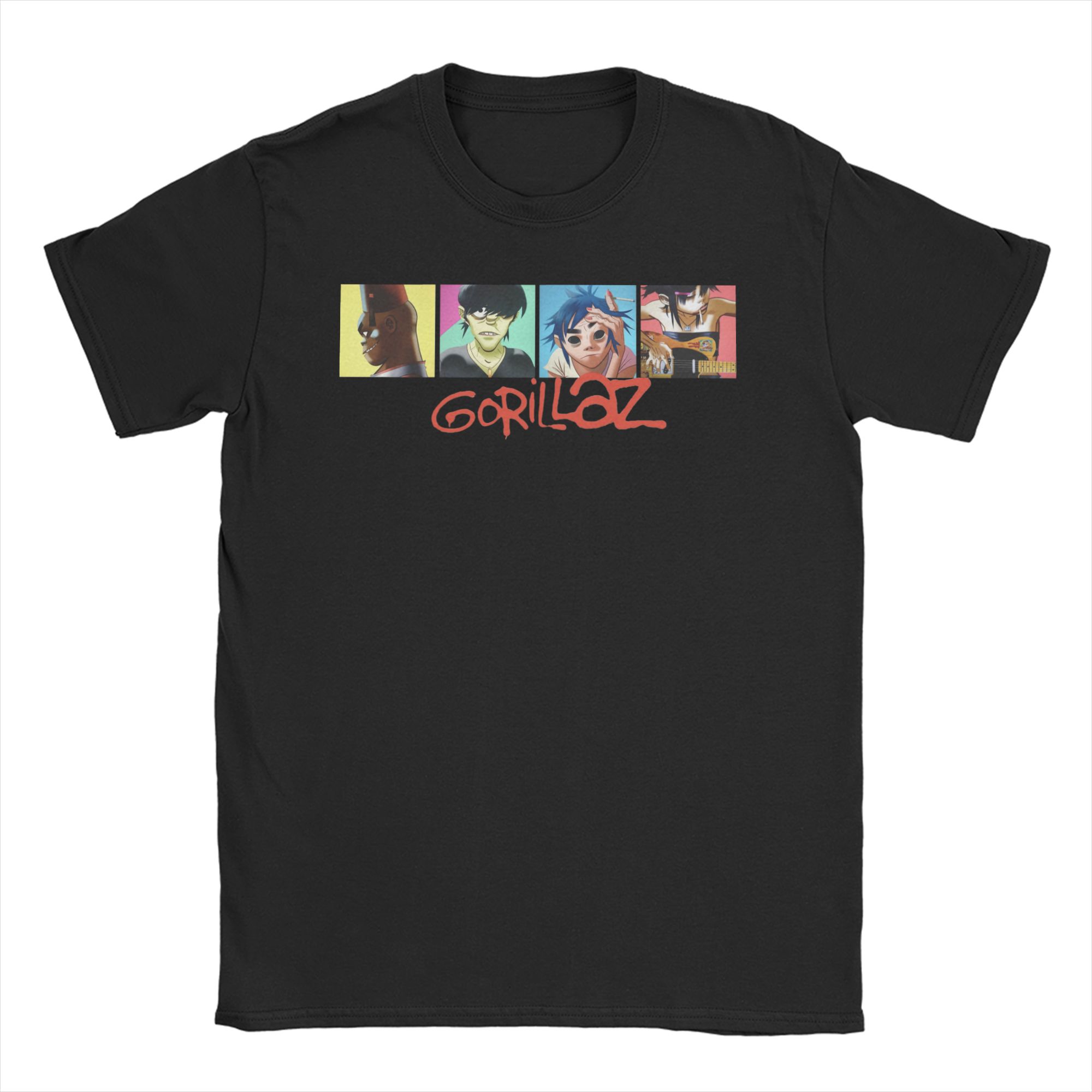 

Gorillazed Unisex Women T Shirts Punk Rock Vintage Tee Shirt Short Sleeve Round Neck TShirt 100 Cotton Gift Idea Tops 3XL