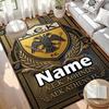 Custom Name Personalized AEK Athens FC Print Carpet, Versatile Home Decor Rug, for Playroom, Apartment, Balcony, Entryway, Hallway Gift