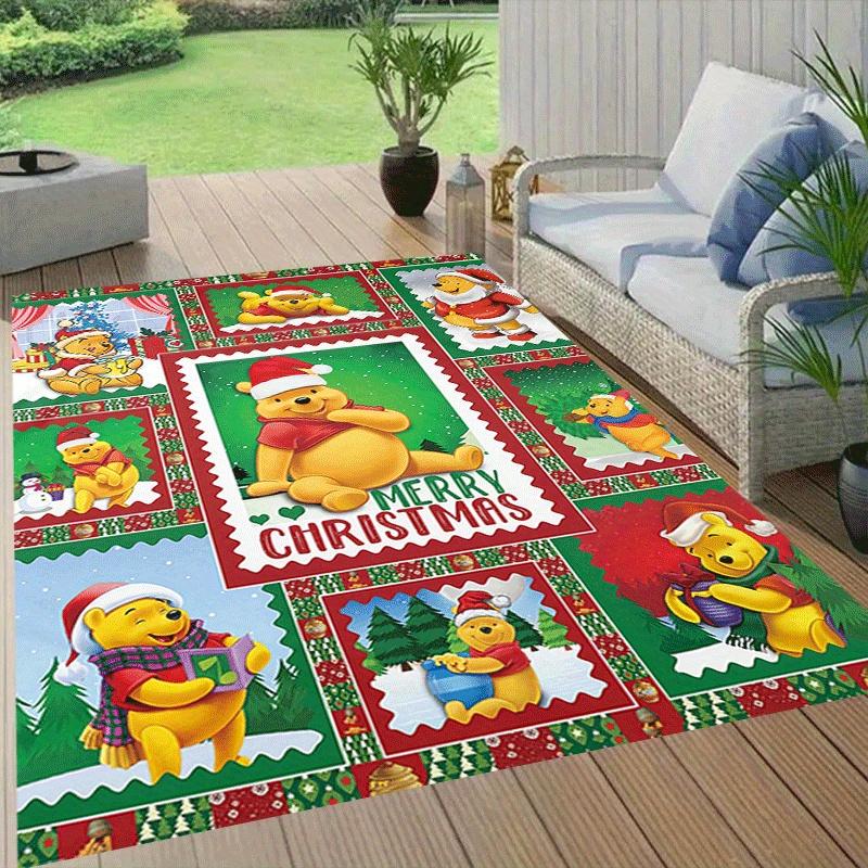 1pc Winnie-the-Pooh Carpet Area Rug, Bedroom, and Playroom Durable, Stain-Resistant, and Easy To Clean, Living Room