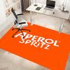 1pc Aperol Spritz Print Area Rug - Soft, Washable Non-Slip Indoor Mat, Living Room, Home Office Decorative Rug,Office Decorative