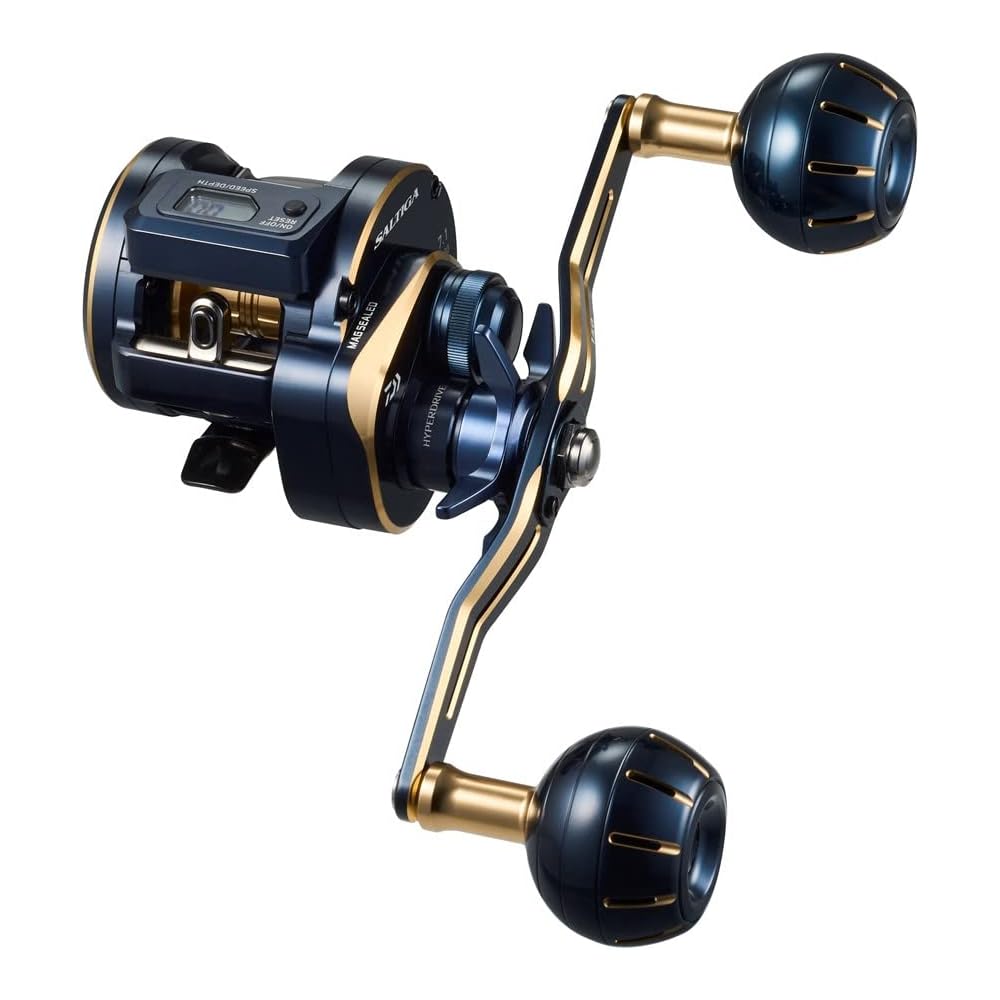 Daiwa Saltiga IC 100HL-DH Оффшорный мультипликатор с счетчиком, Высокопроизводительный, Прочная конструкция