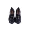 No Foot Grinding~ Thick-soled Deep-mouth Small Leather Shoes for Women, Spring 2025 Cowhide Camellia Loafers, Velvet Single Shoes for Women