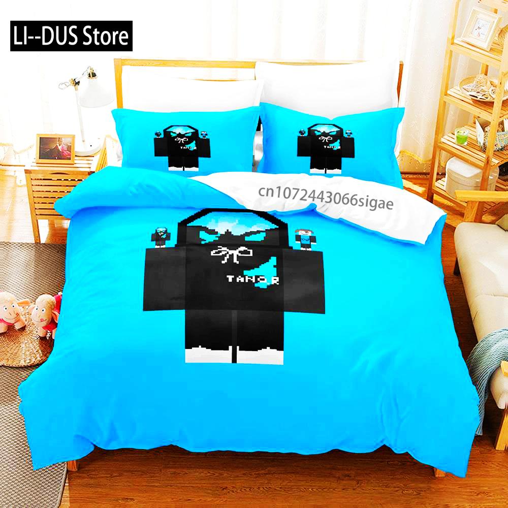 Tanqr Merch For Adults Boys Bedding Set Single Twin Full Queen King Size Duvetcover Anime Parure De Lit Duvet Cover Bed Set