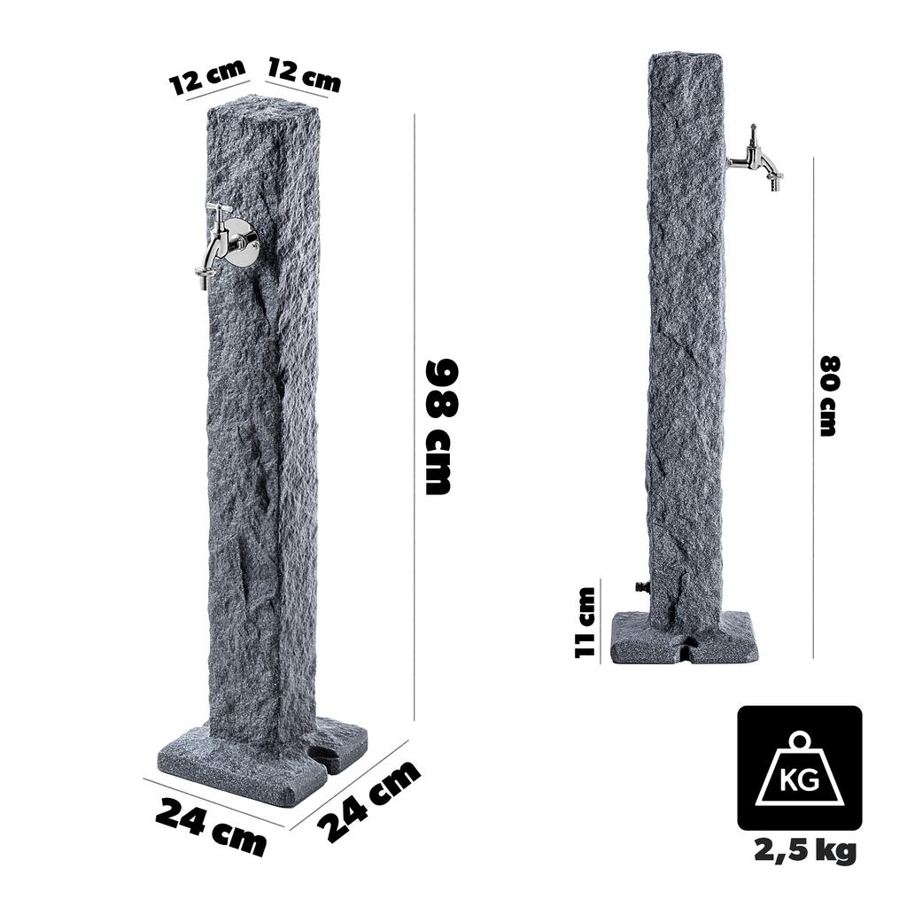KADAX Garden Tap Tanker Post With Tap Valve For Water Hydrant Water Point