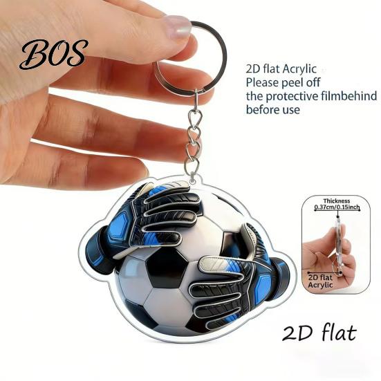 Fußball Schlüsselanhänger Anhänger Anhänger, Torwarthandschuhe Ball Design Schlüsselanhänger, Realistischer Halter Sport Zubehör für Fans Rucksack