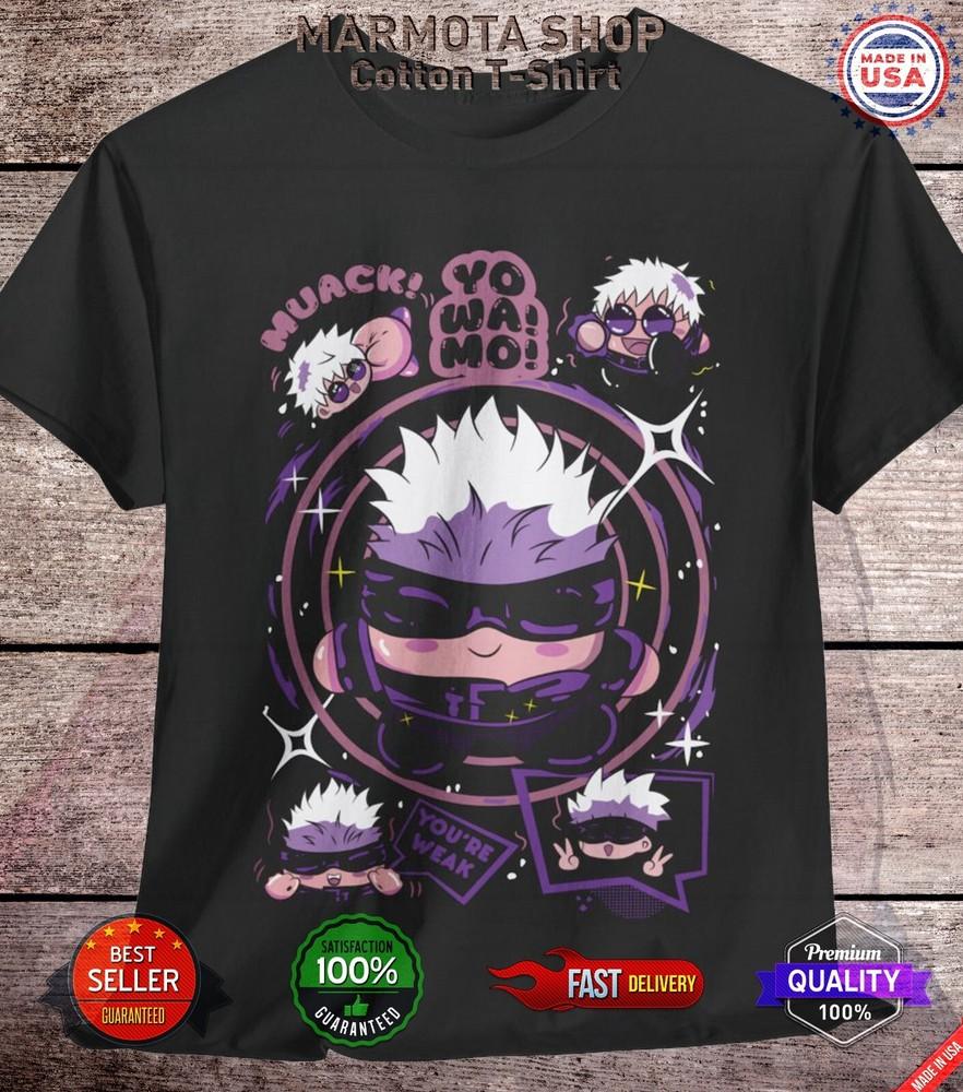 

Gojo Satoru Jujutsu Kaisen T-Shirt Sukuna Anime Japanese Tee Shirt Poyogojo JJK XL