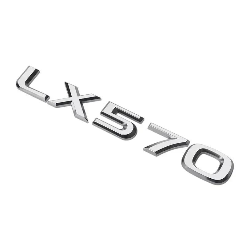 

ABS Plastic Letter Decal Car Rear Trunk Emblem Badge Sticker Side Body Decor Black Silver Replacement Accessories