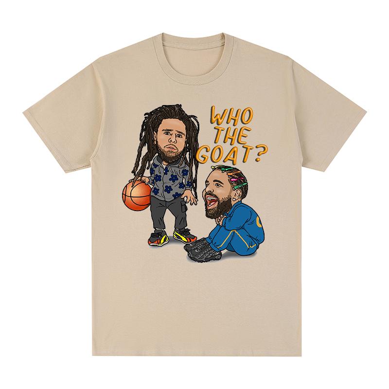 Who The Goat Drake J Cole Vintage Tshirt Cotton Men T Shirt New TEE TSHIRT Womens Tops