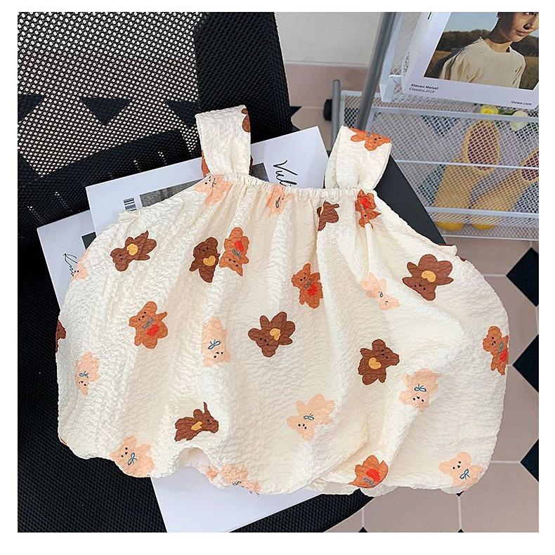 Baby mädchen licht farbe gebrochen blume hosenträger rock anzug Sommer neue hohe qualität baumwolle kurzen rock + shorts zwei-stück set