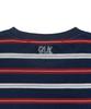 Gluck Gt141 Multi-Stripe Pocket T-Shirt (Navy)