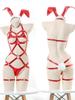 Hot Sexy Hollow Lingerie For Women Crotchless Anime Cosplay Bondage Uniform Erotic Maid Underwear Role Play Costumes Outfit Set