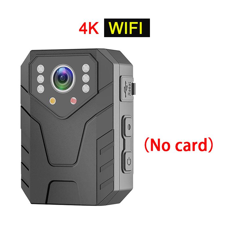 4K HD Handheld Site Enforcement Recorder Body Worn Camera Loop Recording Night Vision Waterproof with Clip for Law Enforcement