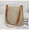 Women Bohemia Straw Bag Woven Round Rattan Handbag Crossbody Summer Beach Bags