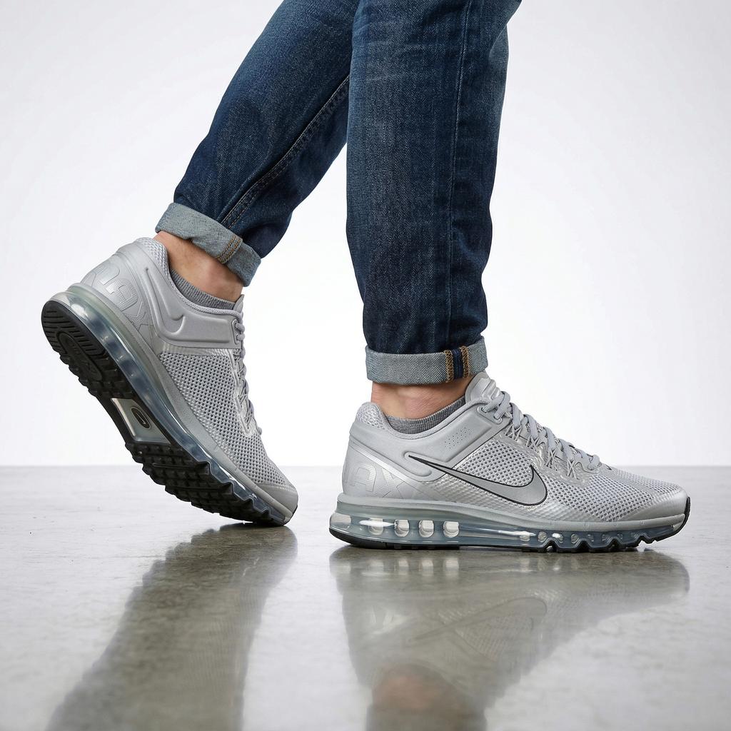 Nike Air Max 2013 - Men's Sneakers Shoes Silver HQ3025-001 ORIGINAL