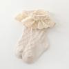 Fashion Newborn Toddlers Girls Ruffled Socks Frilly Cotton Ankle Socks with Lacework Decoration 0-3Y Baby Girls Socks