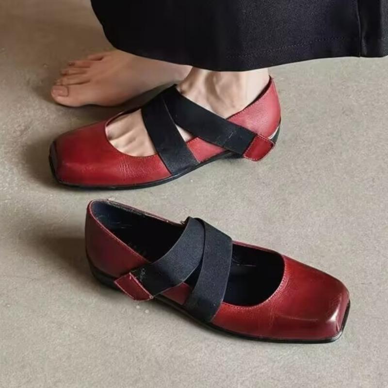 Fashion Elegant Women's Flats Ballet Shoes Designer Leather Loafers Shoes Fad Shallow Casual Sneakers 2025 New Summer Dress Zapatillas