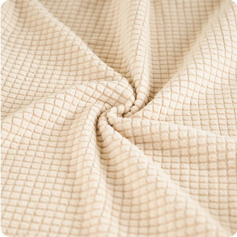 1pcs Solid Color Grid Elastic Wrap for Convenient and Breathable TV Cover Desktop Wall Mounted Monitor Cover Cloth Dustproof and Sunscreen Covers