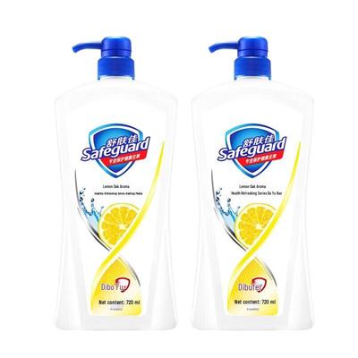 Safeguard Healthy Clean Lemon Scent Shower Gel (2 X 720g)