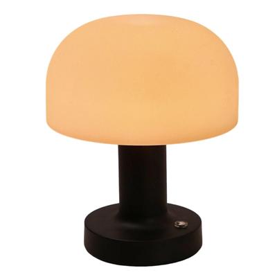 Mushroom Lamp LED Night Light Soft Warm Glow Touch Control 3 Colors Retro Dimmable Rechargeable Desk Table Lamp
