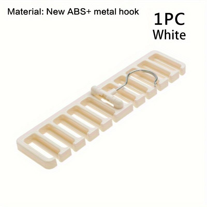 1pc Household Belt Storage Artifact Rack Scarf Hanging Rack Silk Scarf Tie Hanger Multifunctional Hook Waist Belt Tie Ring