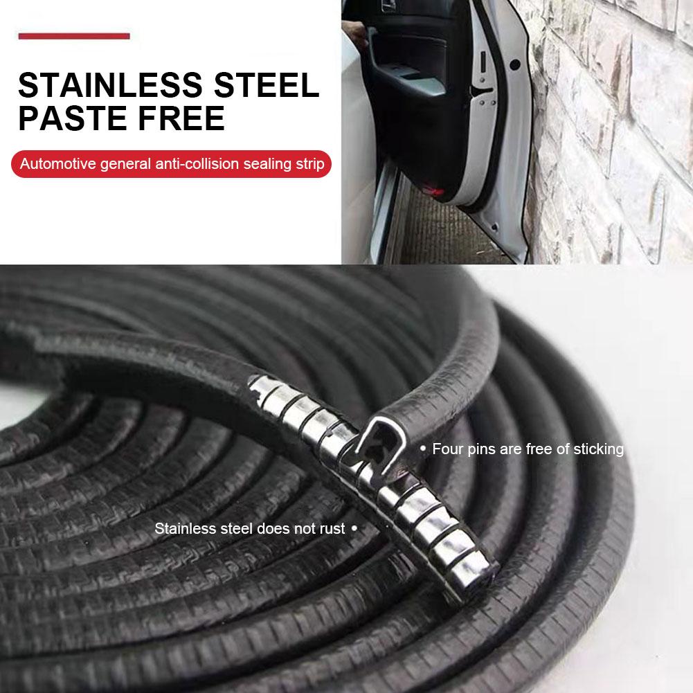 5/10m Car Door Anti Collision Strip Car Door Protector Decortaion Bumper Protector Stickers Anti-scratch Car Decor