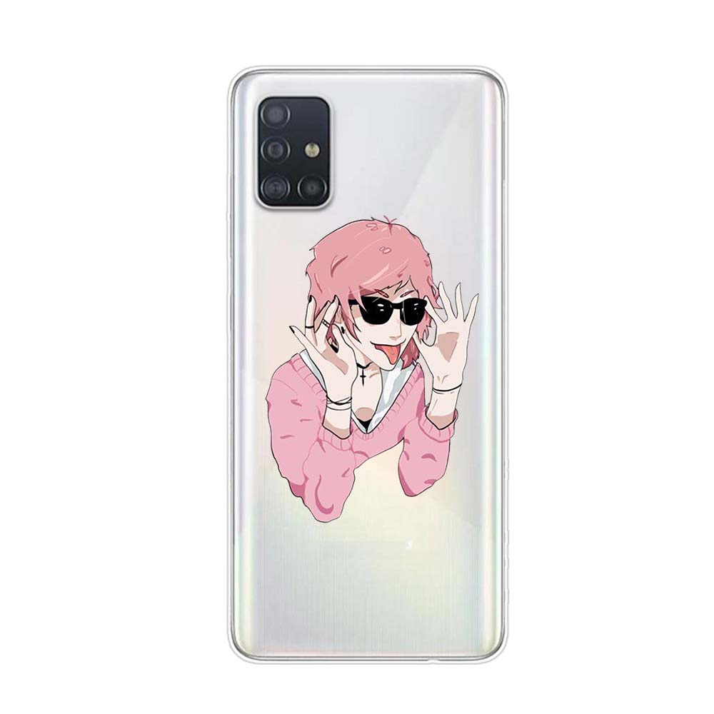 Anime Yarichin Club Pro Samsung Galaxy A01 A11 A12 A22 A21S A31 A41 A42 A51 A71 A32 A52 A72 A02S Silikonový kryt na telefon