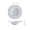 Creative Straw Hat Plate Ceramic Round Deep Plate Soup Plate Japanese Hotel Dinner Plate Dinner Plate Home Pasta Kawaii Bowl