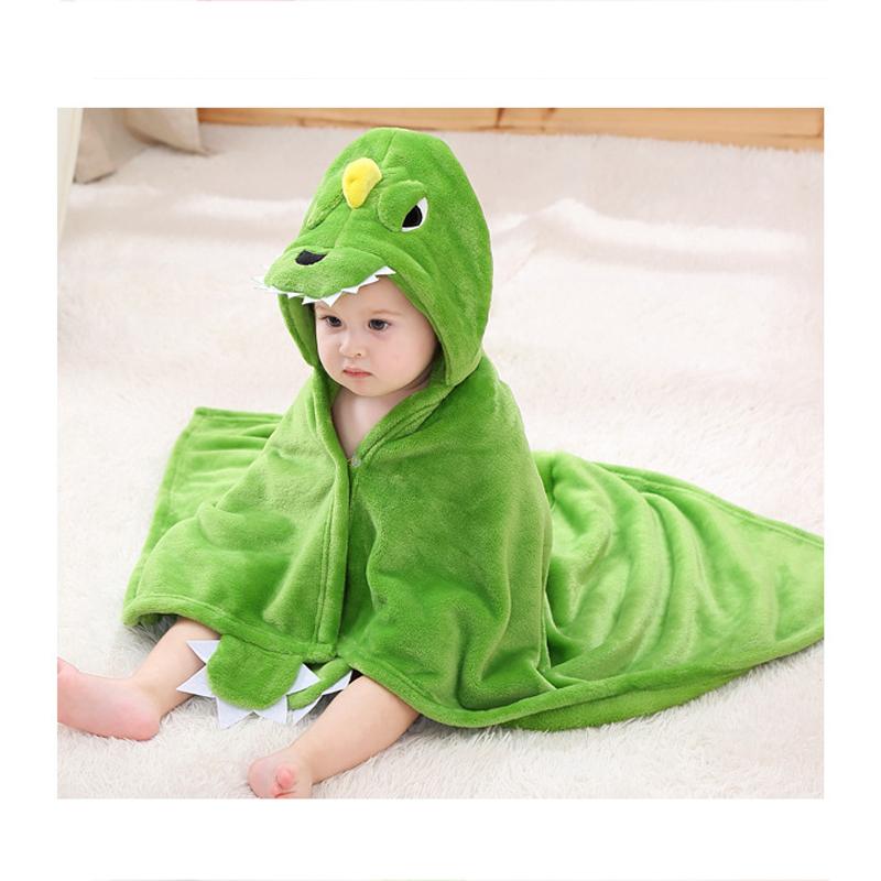 Schöne Baby Mädchen Cartoon Kapuzen Bademantel Kind Kleinkind Bade Handtuch Robe