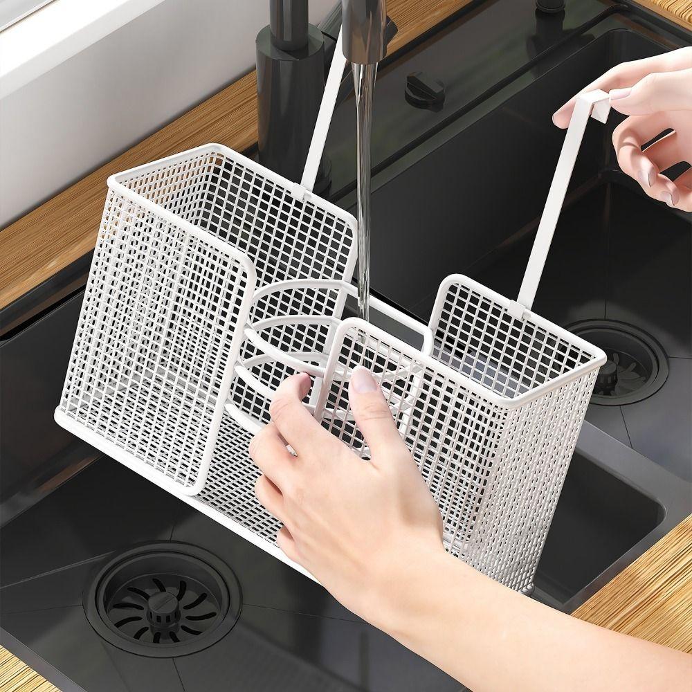 No-Drill Hair Dryer Storage Rack Wall Mounted Plastic Wrap Holder Kitchen
