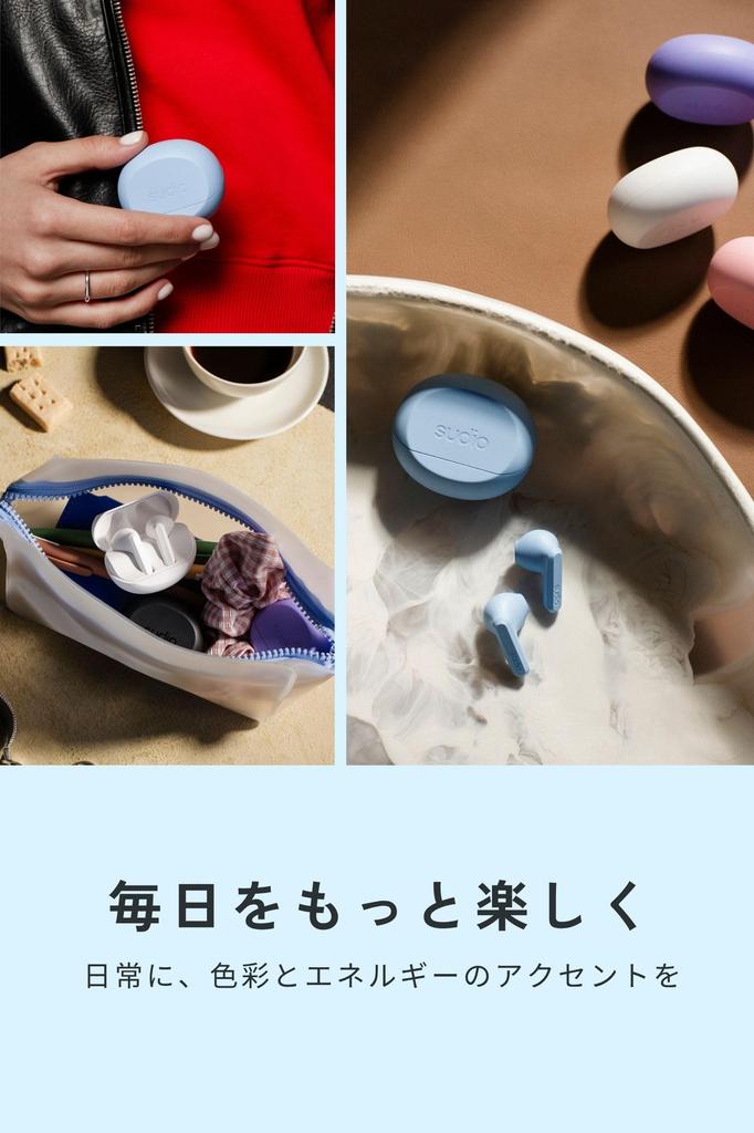 SUDIO A3 Wireless Earphones with Mic Compatible with iOS and Android (Bubblegum Pink) In-Ear (Bluetooth 5.4 / / / Waterproof) Type-C